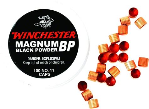 11 Magnum produces a 24 percent hotter flame and is perfect for replica black powders and is non-corrosive and non-mercuric. . No 11 percussion caps for black powder